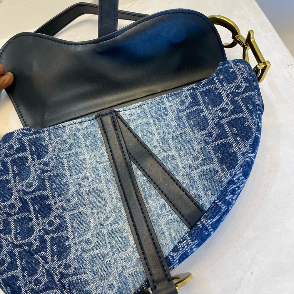 DIOR Saddle bag, Authentic Christian Dior Saddle Bag with serial number - Picture 9 of 12